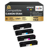 CANON 054H Compatible Toner Cartridge BK/C/M/Y ( 4 Pack ) High Yield