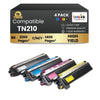 Brother TN210 Compatible Toner Cartridge Combo BK/C/M/Y (4 Pack)