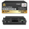 Compatible Xerox 106R03624 Black Toner Cartridge  1 Pack