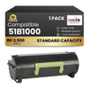 Compatible Lexmark  51B1000 Black Toner