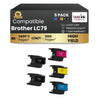 Brother LC79 Compatible Ink Cartirdge ( 5 Pack ) BK/C/M/Y Super High Yield