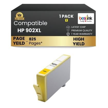 HP 902XL Compatible Ink Cartridge Yellow ( 1 Pack )  High Yield