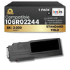 Cartouche de toner noir compatible Xerox 106R01630, 1 paquet