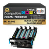 Compatible Lexmark 700Z5-70C0Z50 Black and Color Imaging Kit