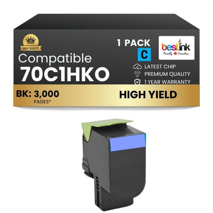 Compatible Lexmark 70C1HC0 Toner Cartridge