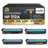 Compatible HP 212A Toner Cartridge Standard Yield BK/C/M/Y (4 Pack)