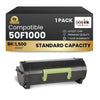 Compatible Lexmark  50F1000 Black Toner