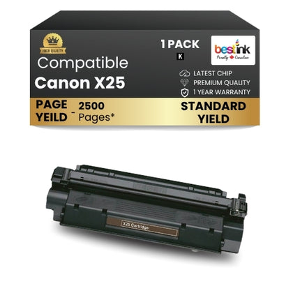 Canon X25 Compatible Toner Cartridge Black ( 1 Pack ) Standard Yield