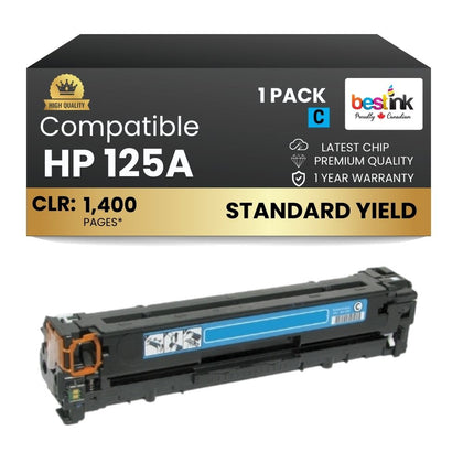 Compatible HP 125A CB541A Cyan Toner Cartridge