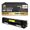 Compatible HP 201X CF402X Yellow Toner Cartridge High Yield