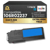 Cartouche de toner noir compatible Xerox 106R01630, 1 paquet