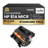 Compatible HP 81A CF281A MICR Black Toner Cartridge