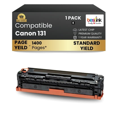 Canon 131 Compatible Toner Cartridge Black ( 1 Pack ) Standard Yield