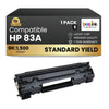 Compatible HP 83A CF283A Black Toner Cartridge (1 Pack)