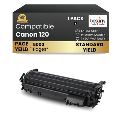 Canon 120 Compatible Toner Cartridge Black ( 1 Pack ) Standard Yield