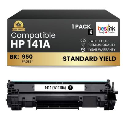 Compatible HP 141A W1410A Black Toner Cartridge