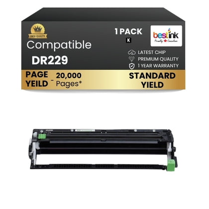 Brother DR229 Compatible Drum Unit Black ( 1 Pack )
