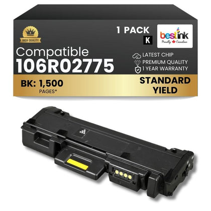 Compatible Xerox 106R02775 Black Toner 1 Pack
