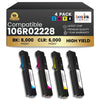 Cartouche de toner noir compatible Xerox 106R01630, 1 paquet