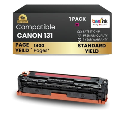 Canon 131 Compatible Toner Cartridge Magenta ( 1 Pack ) Standard Yield