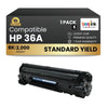 Compatible HP 36A CB436A Black Toner Cartridge (1 Pack)