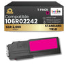 Cartouche de toner noir compatible Xerox 106R01630, 1 paquet