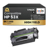Compatible HP 53X Q7553X Black Toner Cartridge High Yield (1 Pack)
