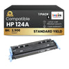Compatible HP 124A Q6000A Black Toner Cartridge