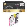 Brother LC20E Compatible Ink Cartridge Magenta ( 1 Pack ) Super High-Yield