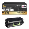 Compatible Lexmark  66S1H00 Black Toner Cartridge 1 Pack