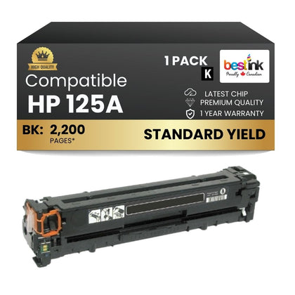 Compatible HP 125A CB540A Black Toner Cartridge