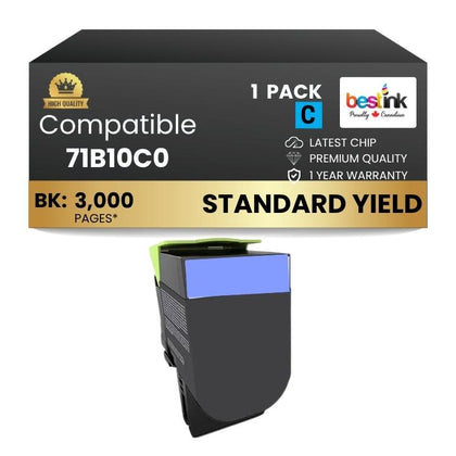 Compatible Lexmark71B10C0 Toner Cartridge
