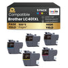 Brother LC401XL Compatible Ink Cartridge BK/C/M/Y (5 Pack )  High Yield