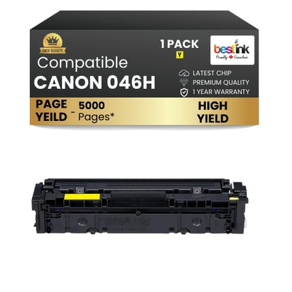 Canon 046H Comaptible Toner Cartridge Yellow ( 1 Pack ) High Yield