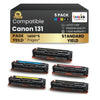 Canon 131 Compatible Toner Cartridge BK/C/M/Y ( 5 Pack ) Standard Yield