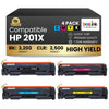 Compatible HP 202X Toner Cartridge Combo High Yield BK/C/M/Y (4 Pack)