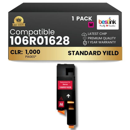 Compatible Xerox 106R01628 Magenta Toner Cartridge 1 Pack