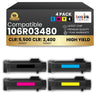 Compatible Xerox 106R03477/106R03478/106R03479/106R03480 Toner Cartridge  Combo Pack