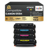 CANON 055H Compatible Toner Cartridge BK/C/M/Y (4 Pack ) High Yield