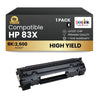 Compatible HP 83X CF283X Black Toner Cartridge High Yield (1 Pack)