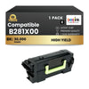 Lexmark B281X00 Remanufactured Black Toner Cartridge Extra High Yield - 30000 Pages