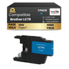 Brother LC79 Compatible Ink Cartirdge ( 1 Pack ) Cyan Super High Yield