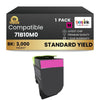 Compatible Lexmark 71B10M0 Magenta Toner Cartridge 1 Pack