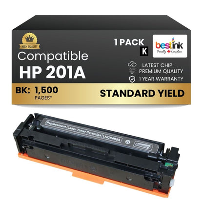 Compatible HP 201A CF400A Black Toner Cartridge