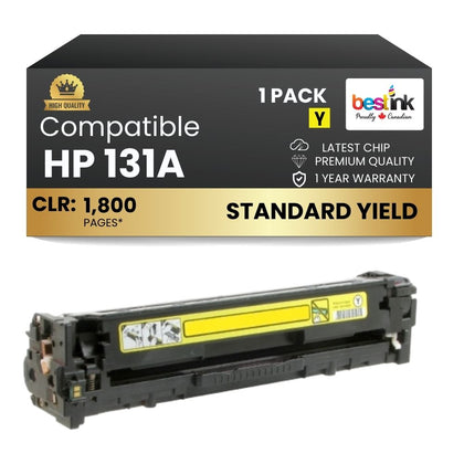 Compatible  HP 131A CF212A Yellow Toner Cartridge