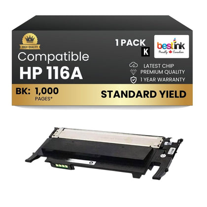 Compatible HP 116A W2060A Black Toner Cartridge