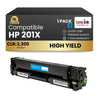 Compatible HP 201X CF401X Cyan Toner Cartridge High Yield