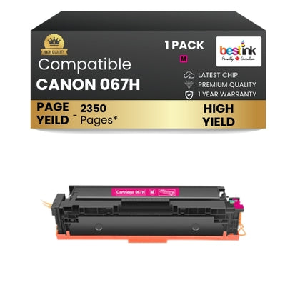 CANON 067H Comaptible Toner Cartridge Magenta ( 1 Pack ) High Yield