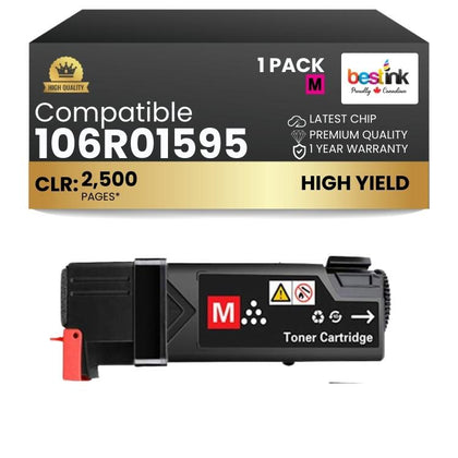 Compatible Xerox 106R01595  Magenta Toner Cartridge High Yield  1 Pack