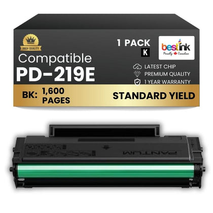 Cartouche de toner noir compatible PD-219E (1 paquet)